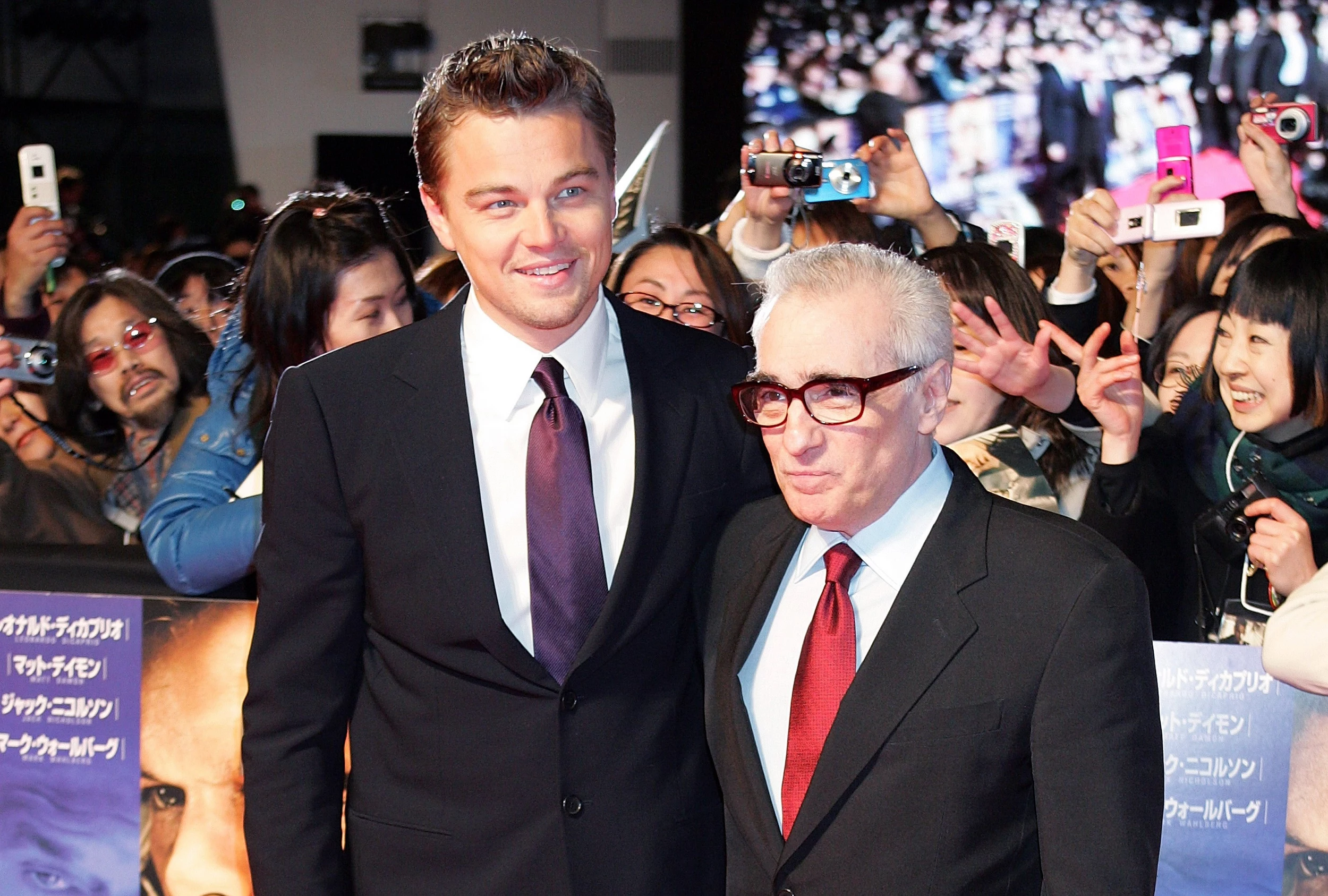 Leonardo DiCaprio Attends "The Departed" Japan Premiere