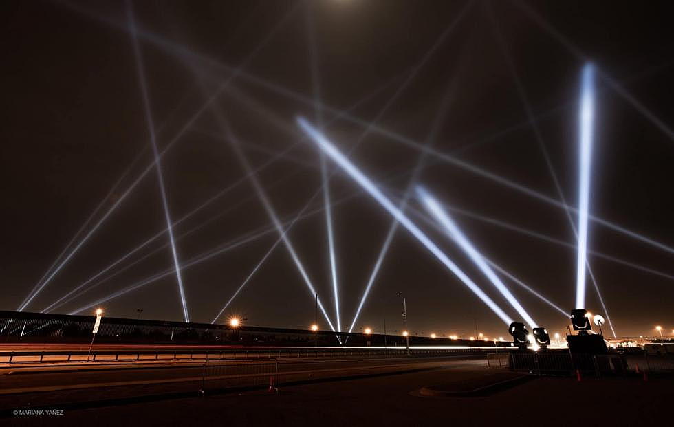 What Are Those Searchlights Over El Paso & Juarez