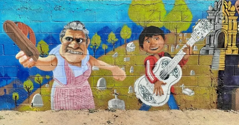 Local Artist Pays Homage To Abuelita’s Across The Borderland With A Coco-Inspired Mural